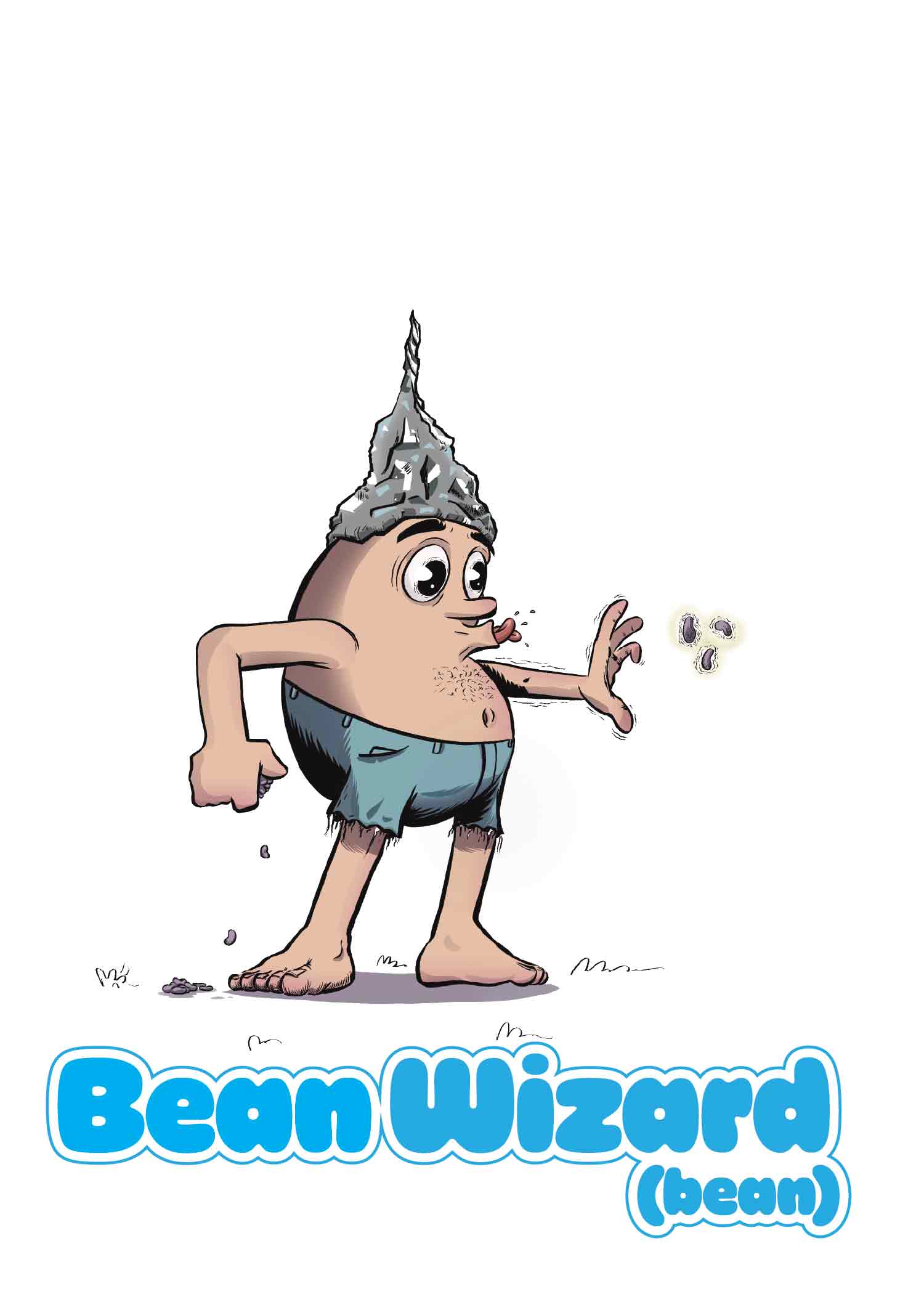 Bean Wizard original character design