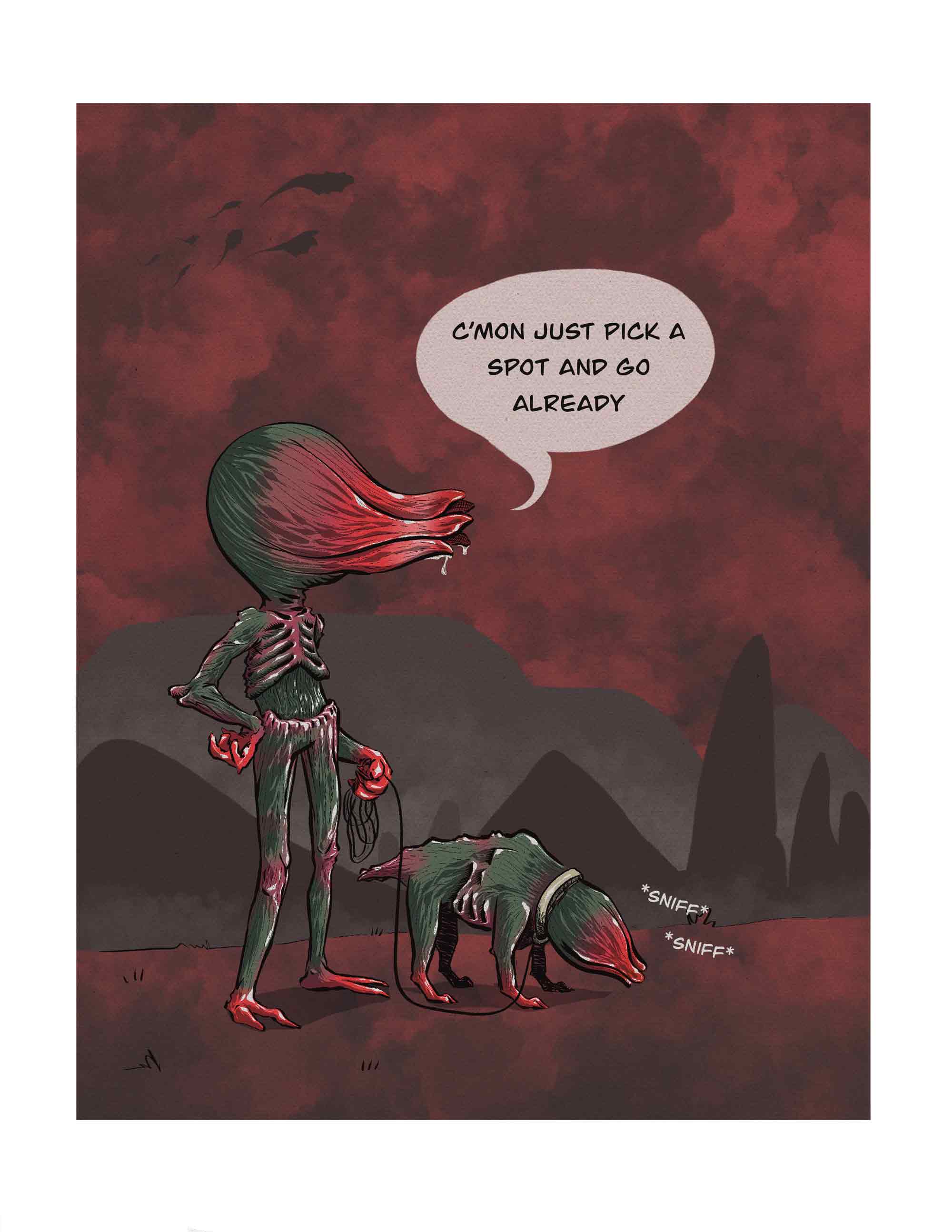 Demogorgon from Stranger Things character illustration