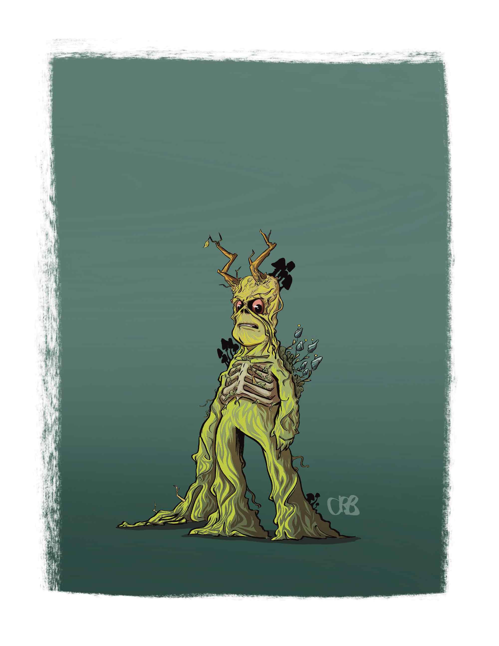 Swamp Thing comic character redesign