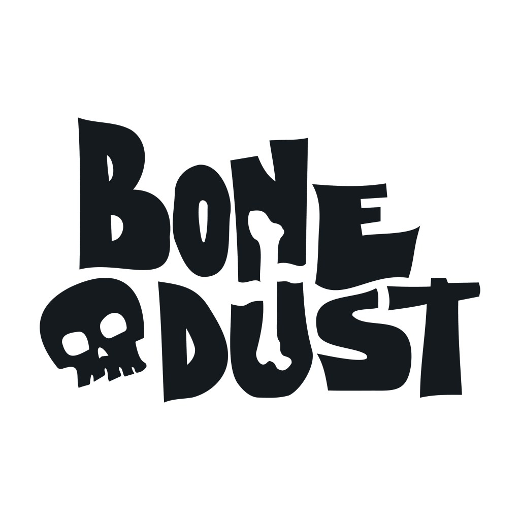 Bone dust graphic text