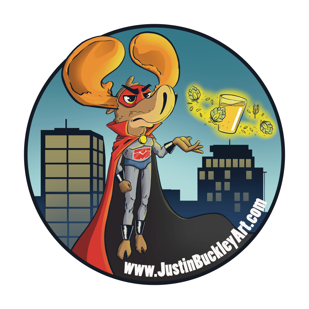 Thirsty Moose sticker